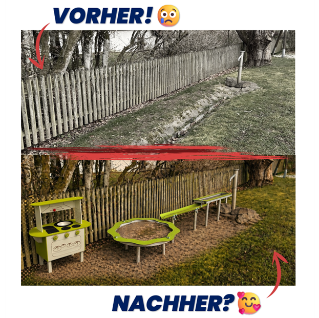 Wasser marsch für kleine Entdecker - damit die Tropfen wieder auf Reise gehen können!